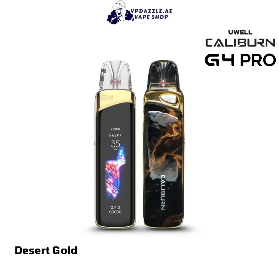 uwell-caliburn-g4-pro-desert-gold-pod-kit