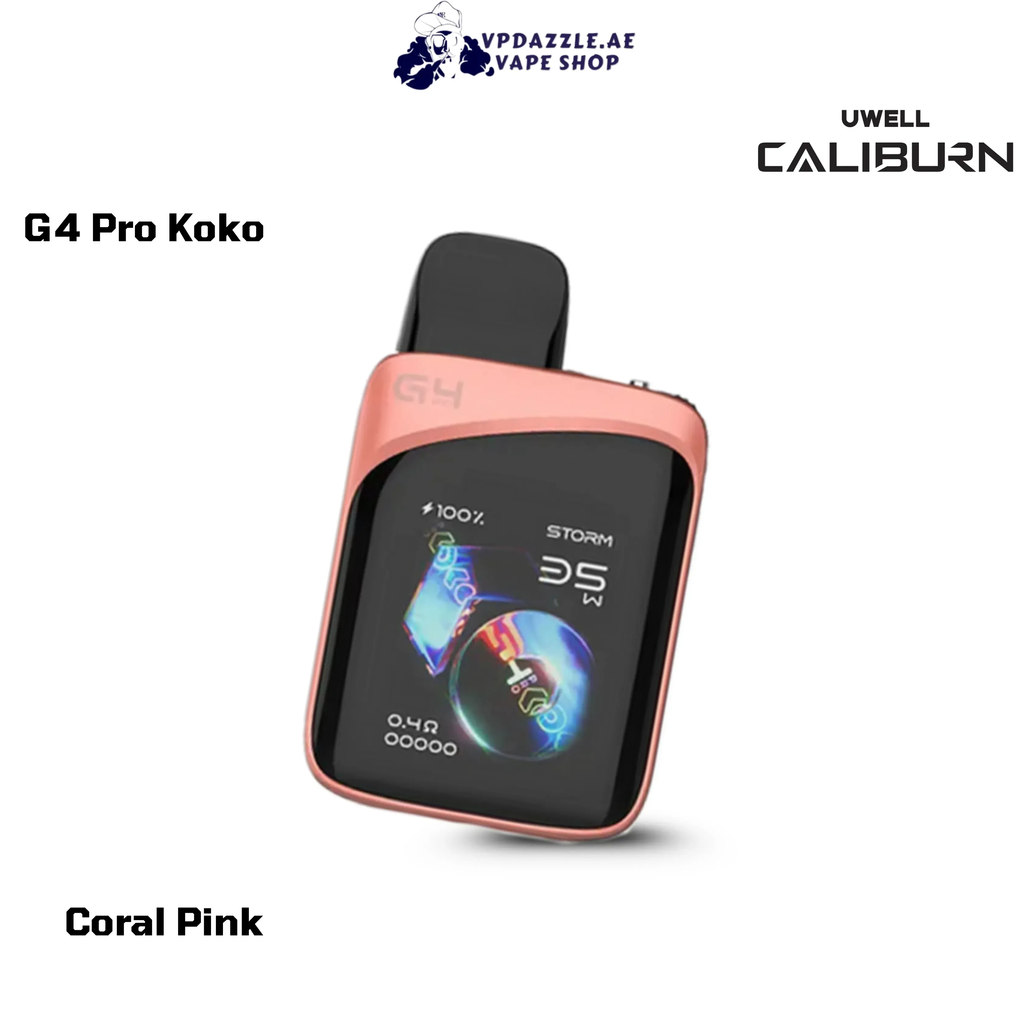 uwell-caliburn-g4-pro-koko-coral-pink