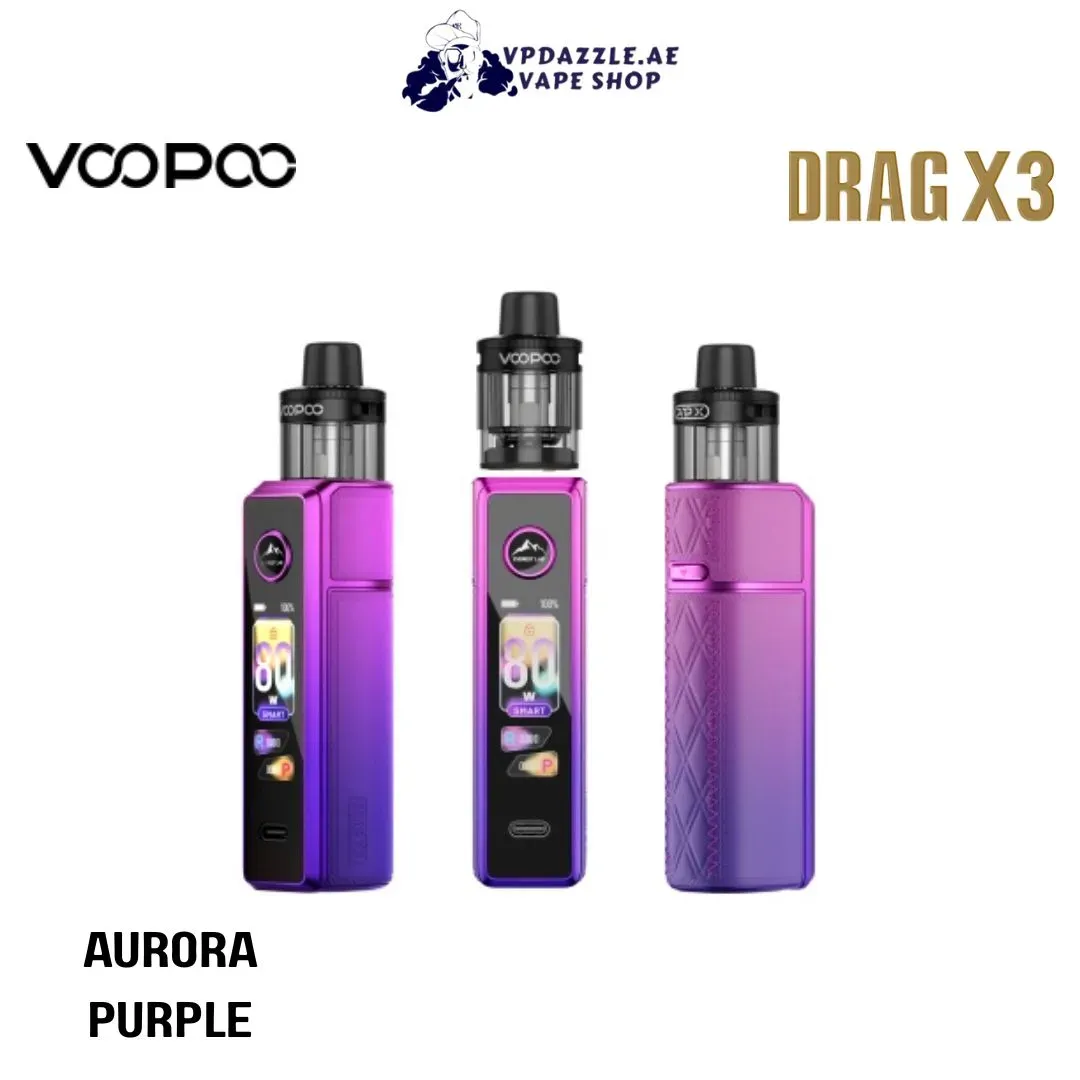 voopoo-drag-x3-aurora-purple-pod-vape-kit