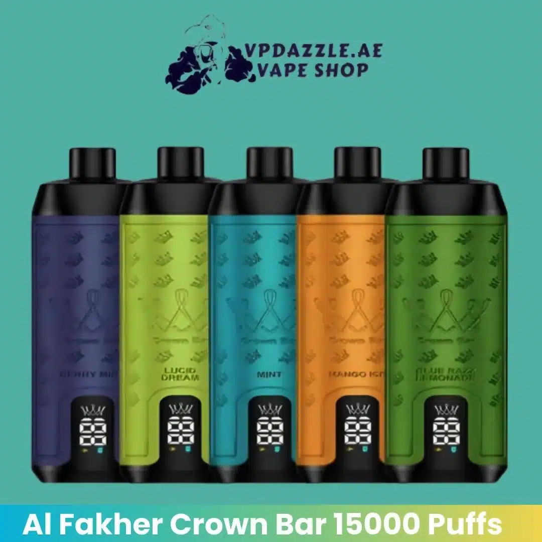 Al Fakher Crown Bar Pro Max 15000 Puffs Disposable Vape in Dibai, UAE