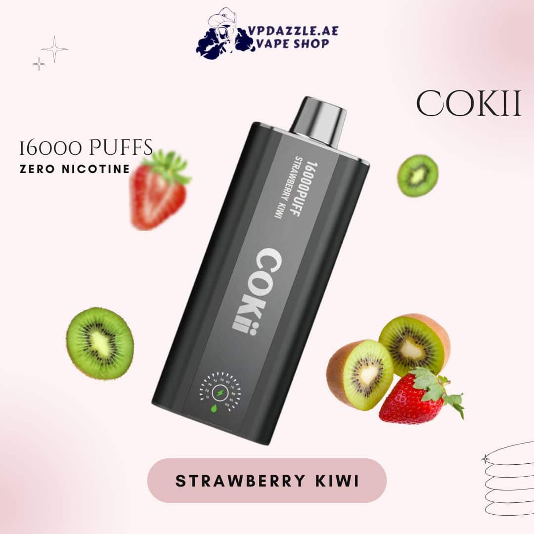 Cokii Strawberry Kiwi 16000 Puffs