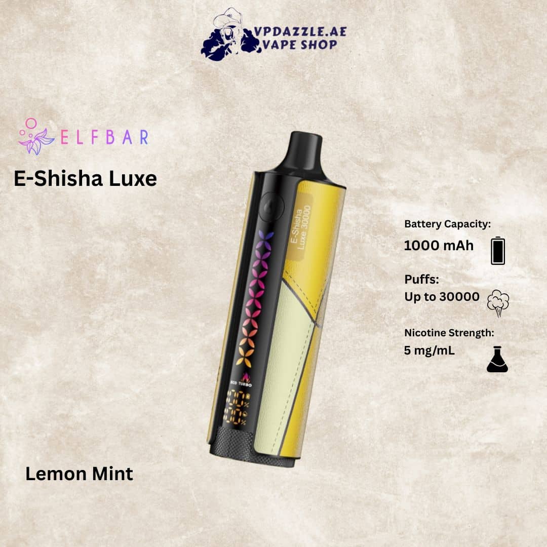 Elfbar E-Shisha Luxe Lemon Mint 30000 Puffs