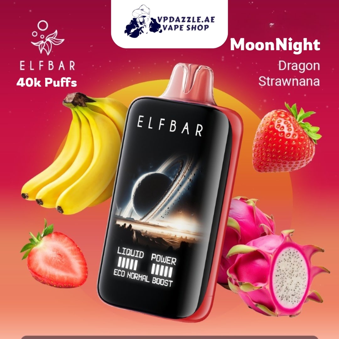 Elfbar MoonNight Dragon Strawnana 40k Puffs