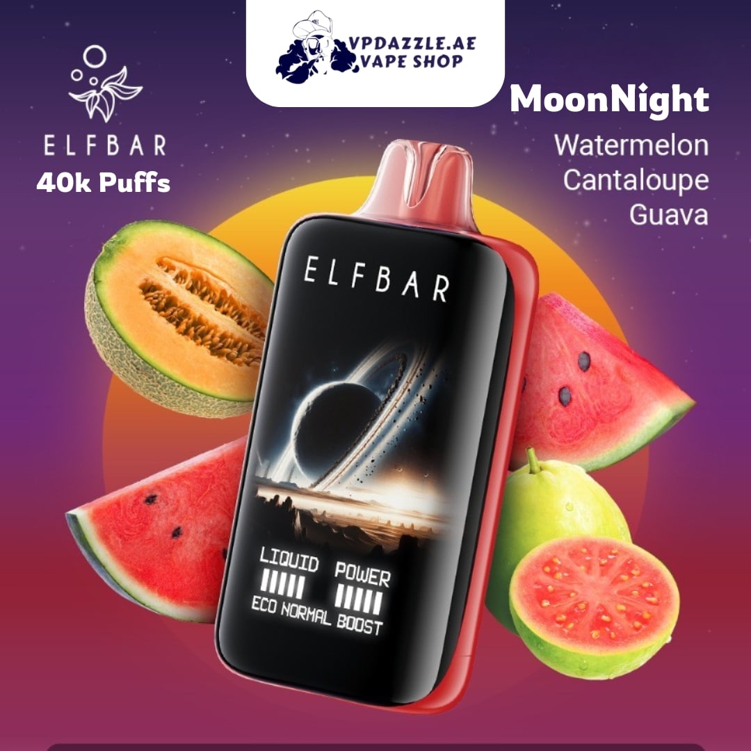 Elfbar MoonNight Watermelon Cantaloupe Guava 40k Puffs