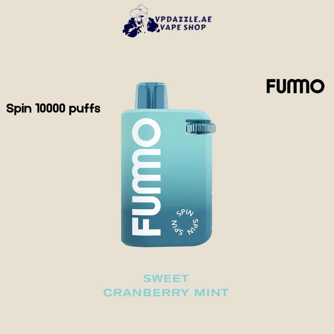 Fummo Spin sweet cranberry mint 10000 Puffs