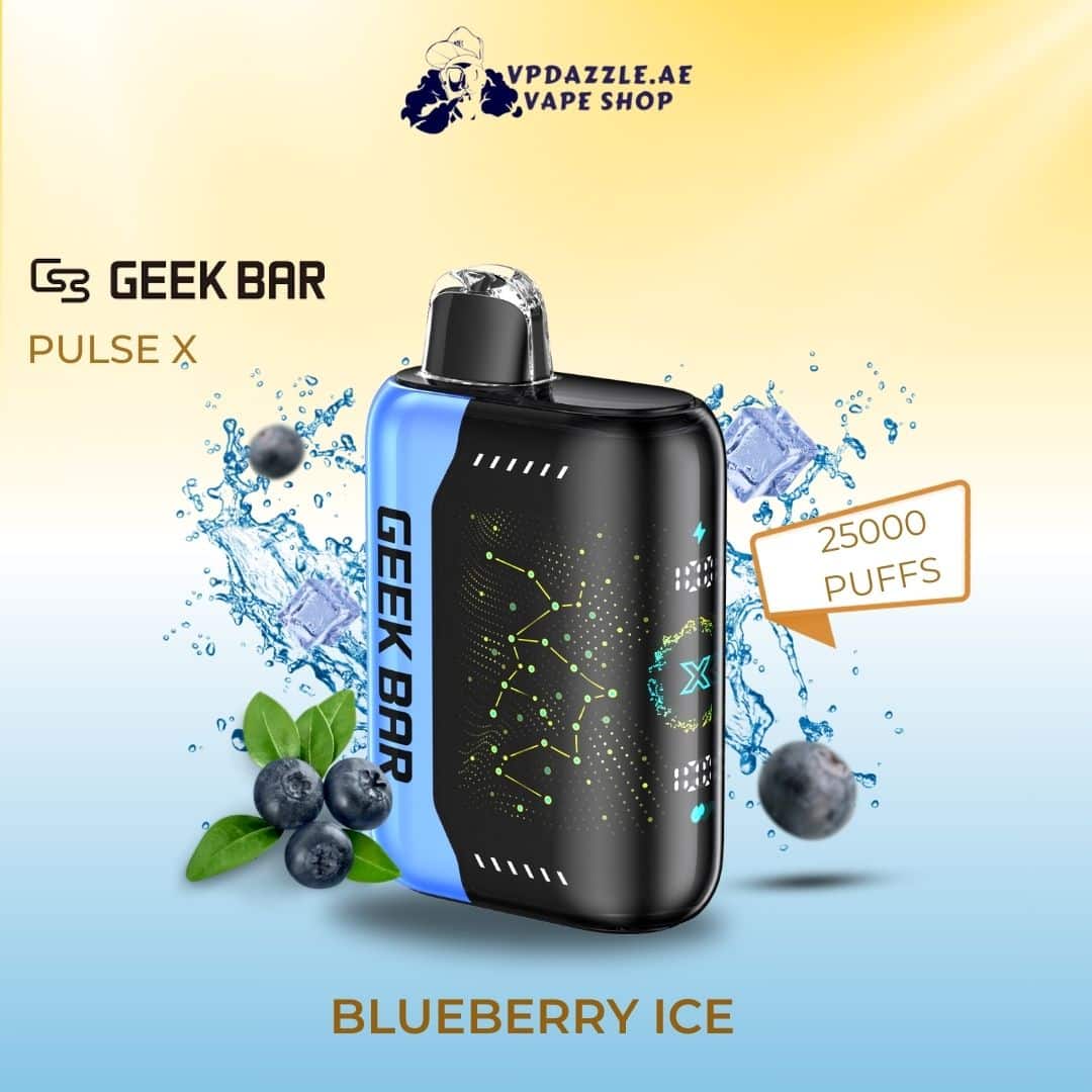 Geek bar pulse X blueberry ice 25000 puffs