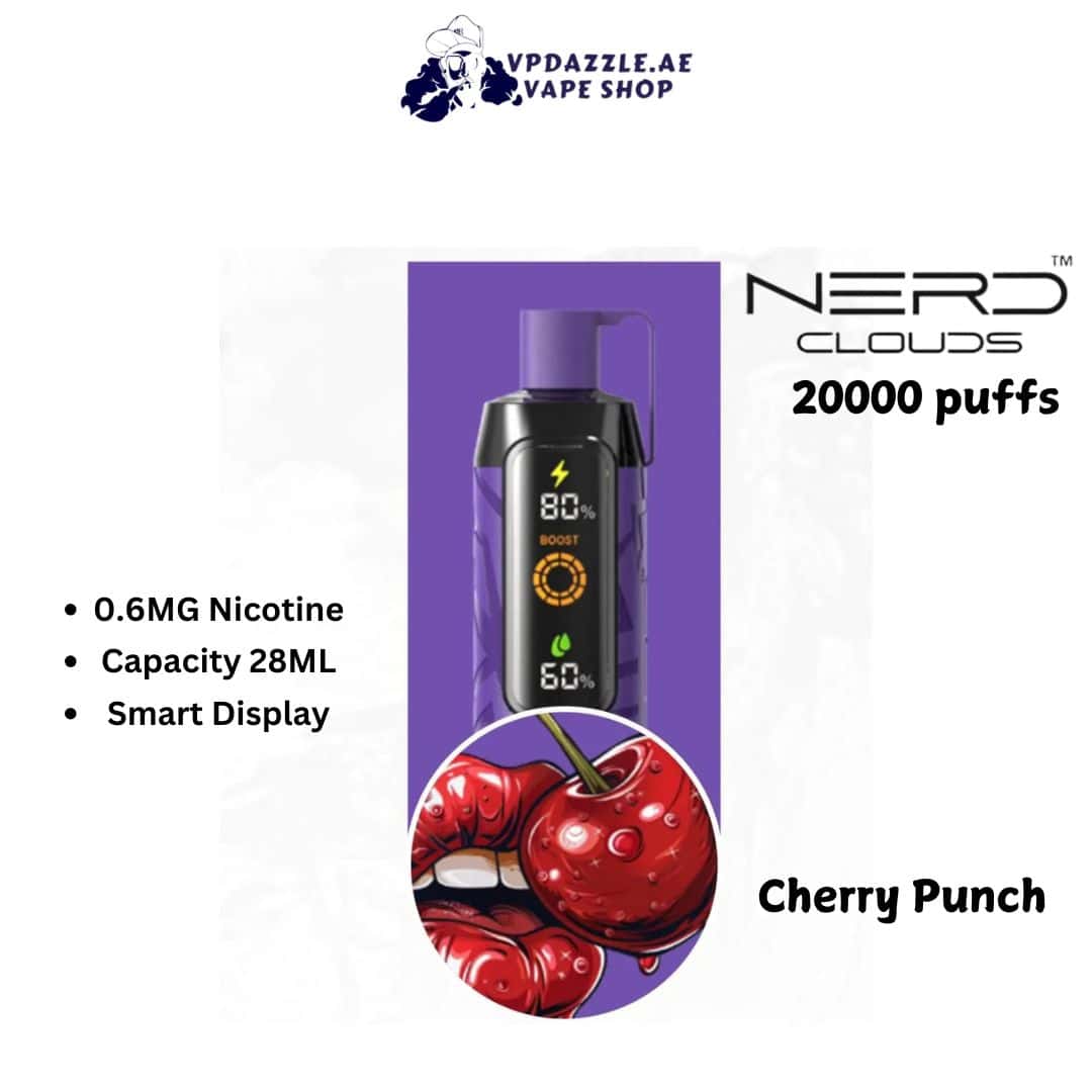 Nerd cloud Cherry Punch 20k puffs