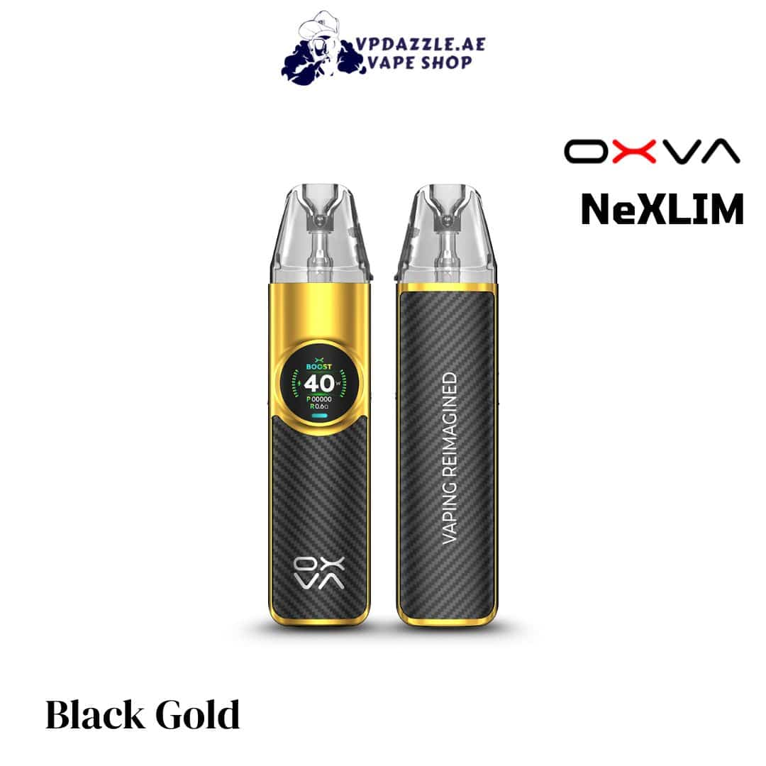 Oxva NeXLIM Black Gold Vape Pod Kit