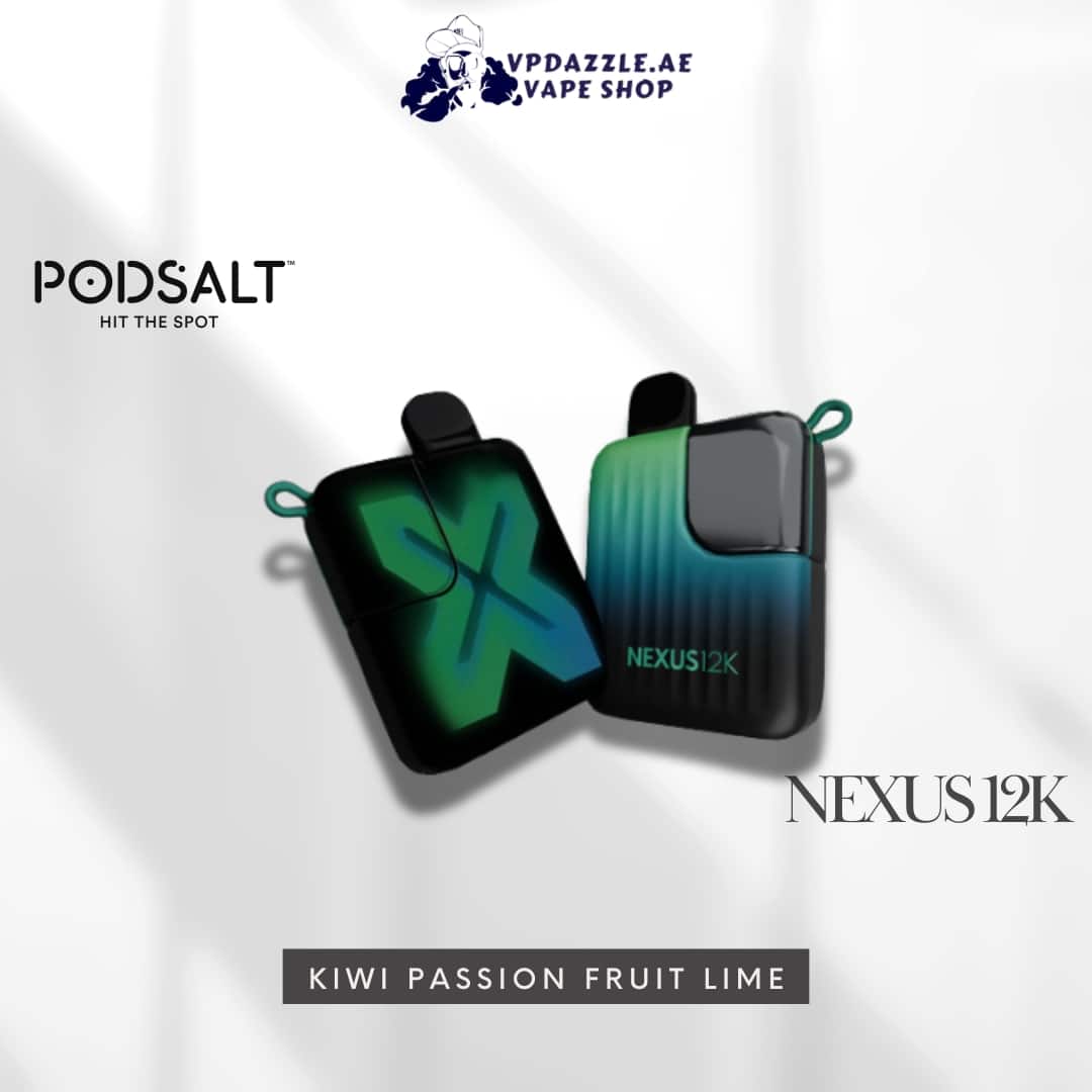 PODSALT NEXUS KIWI PASSION FRUIT LIME 12000 PUFFS
