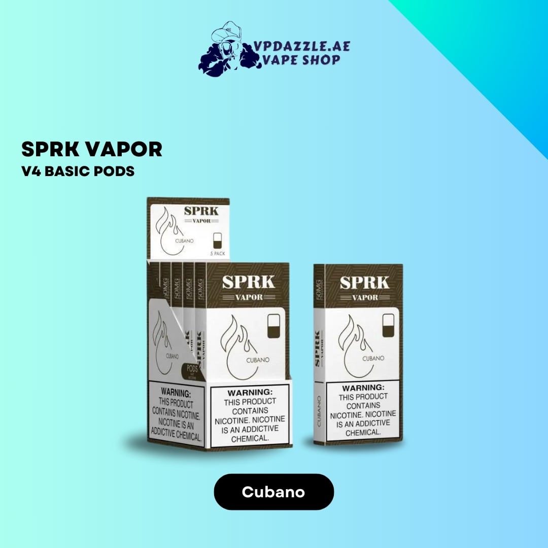 SPRK VAPOR V4 Cubano Basic Pods