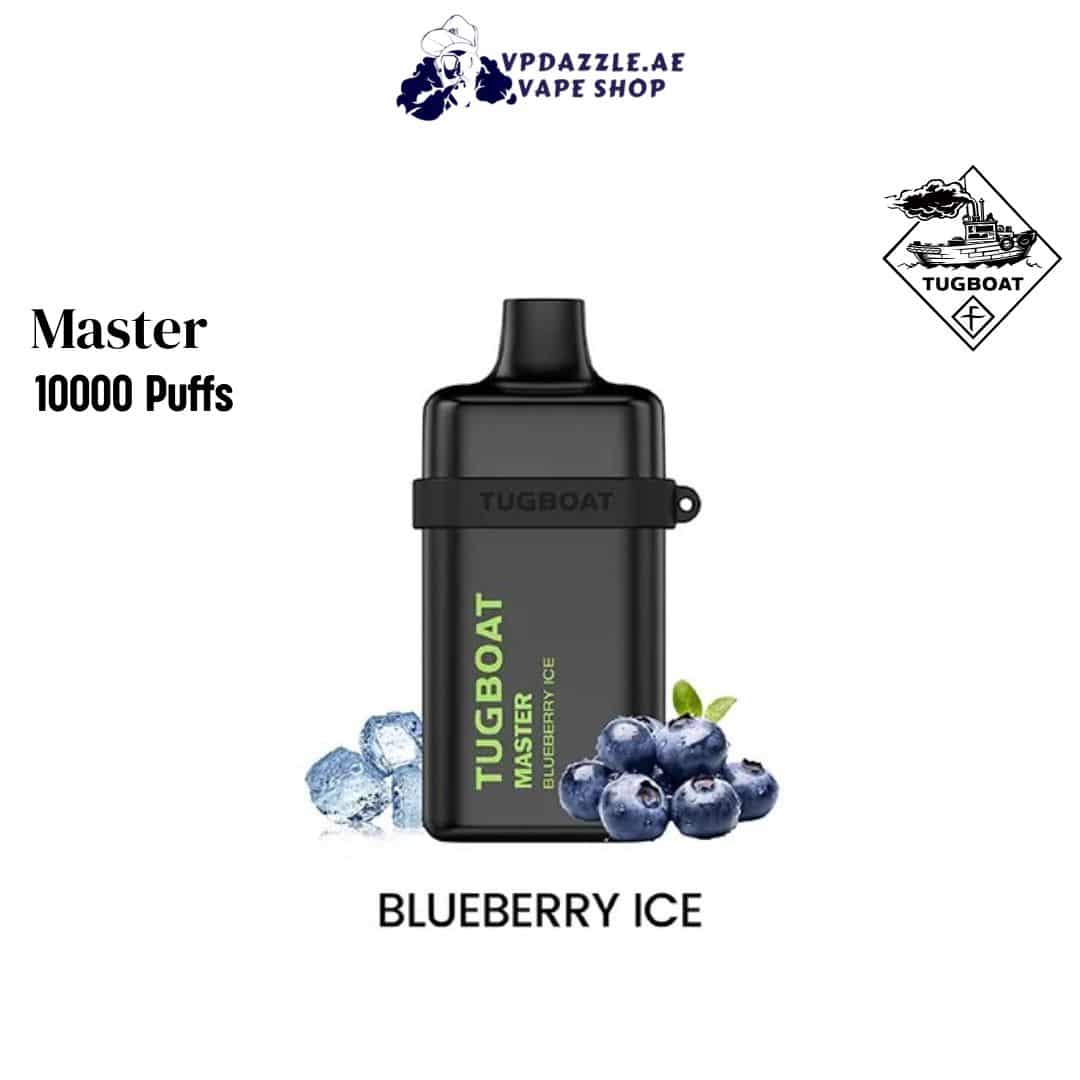 Tugboat Master Blueberry Ice 10000 Puffs