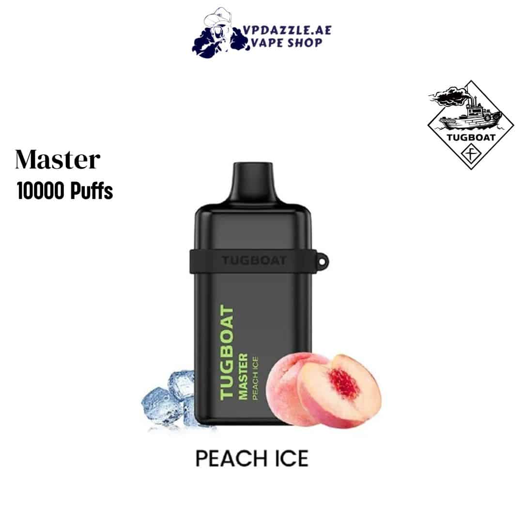 Tugboat Master Peach Ice 10000 Puffs