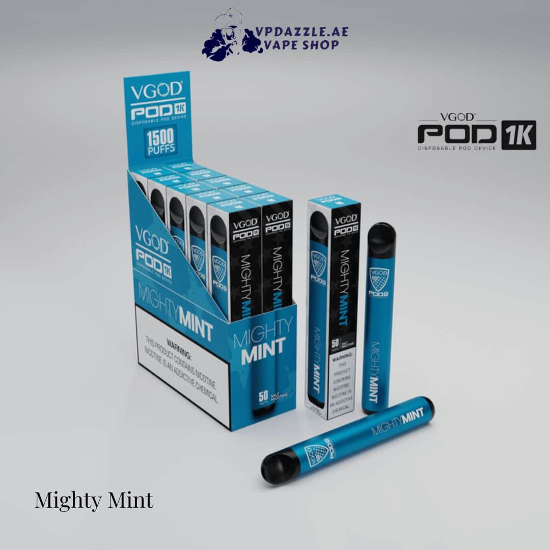 VGOD POD 1K Mighty Mint 1500 puffs