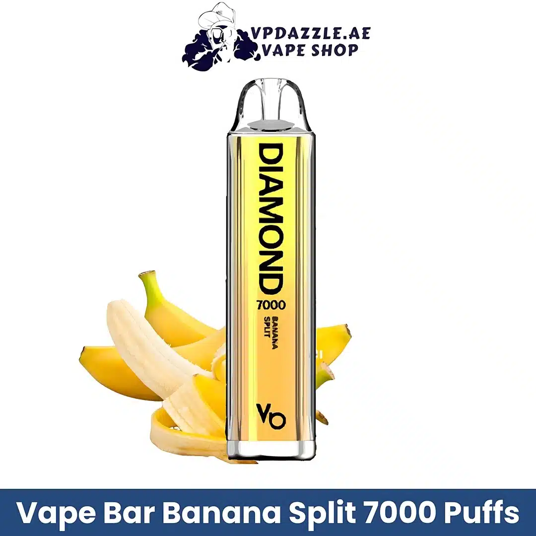 Vapes Bars Diamond 7000 Puffs Banana split Flavor