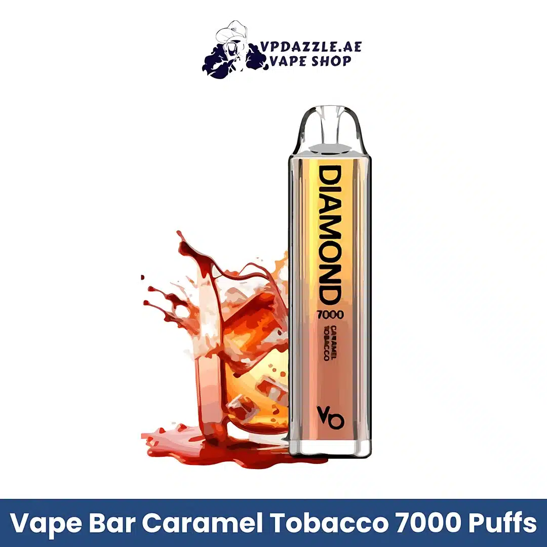 Vapes Bars Diamond 7000 Puffs Caramel Tobacco