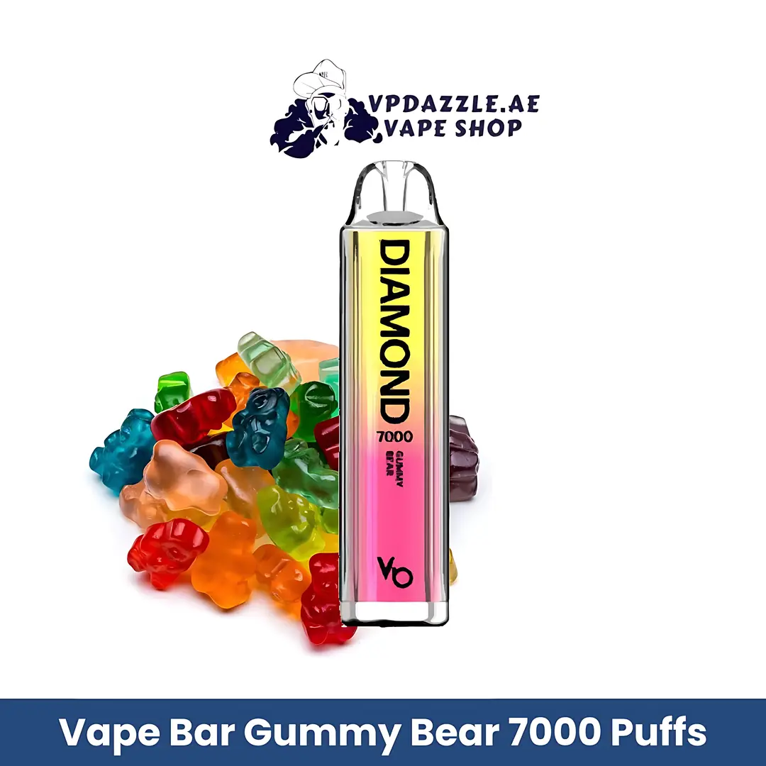 Vapes Bars Diamond 7000 Puffs Gummy Bear Flavor
