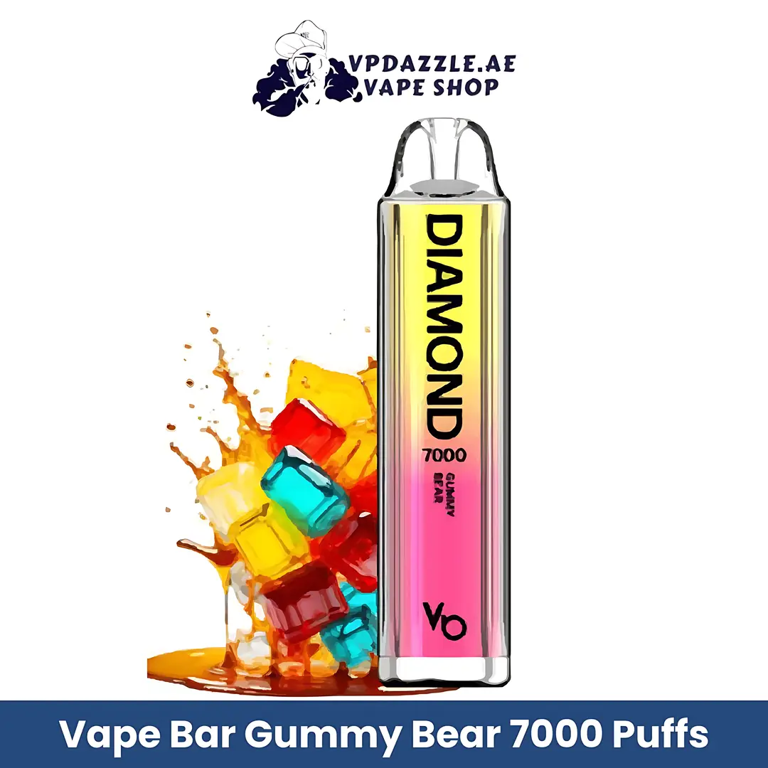 Vapes Bars Diamond 7000 Puffs Gummy Bear