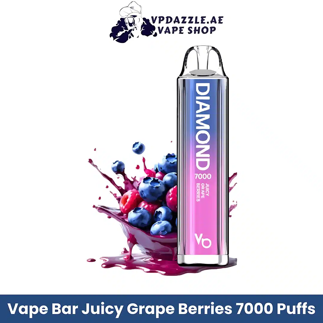 Vapes Bars Diamond 7000 Puffs Juicy Grape