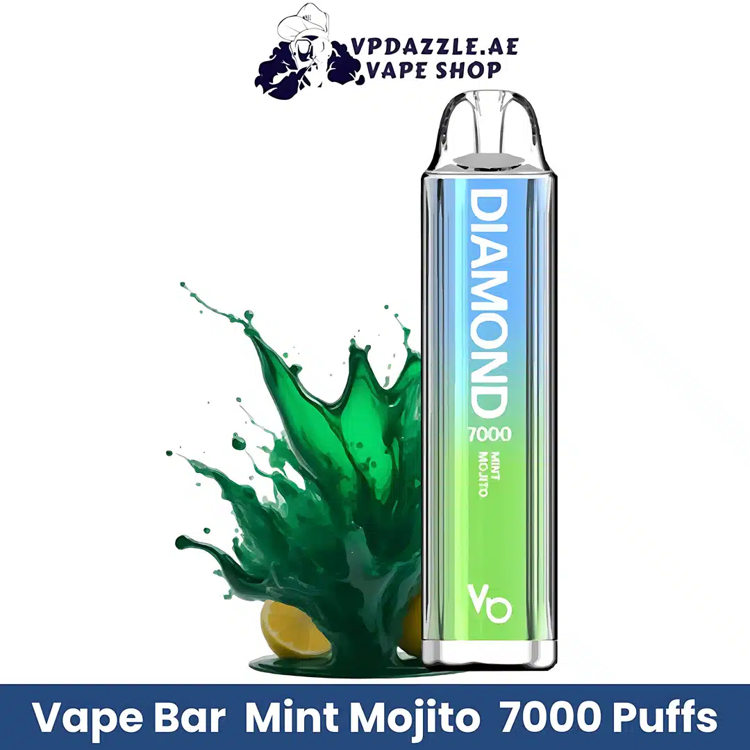 Vapes Bars Diamond 7000 Puffs Mint Mojito