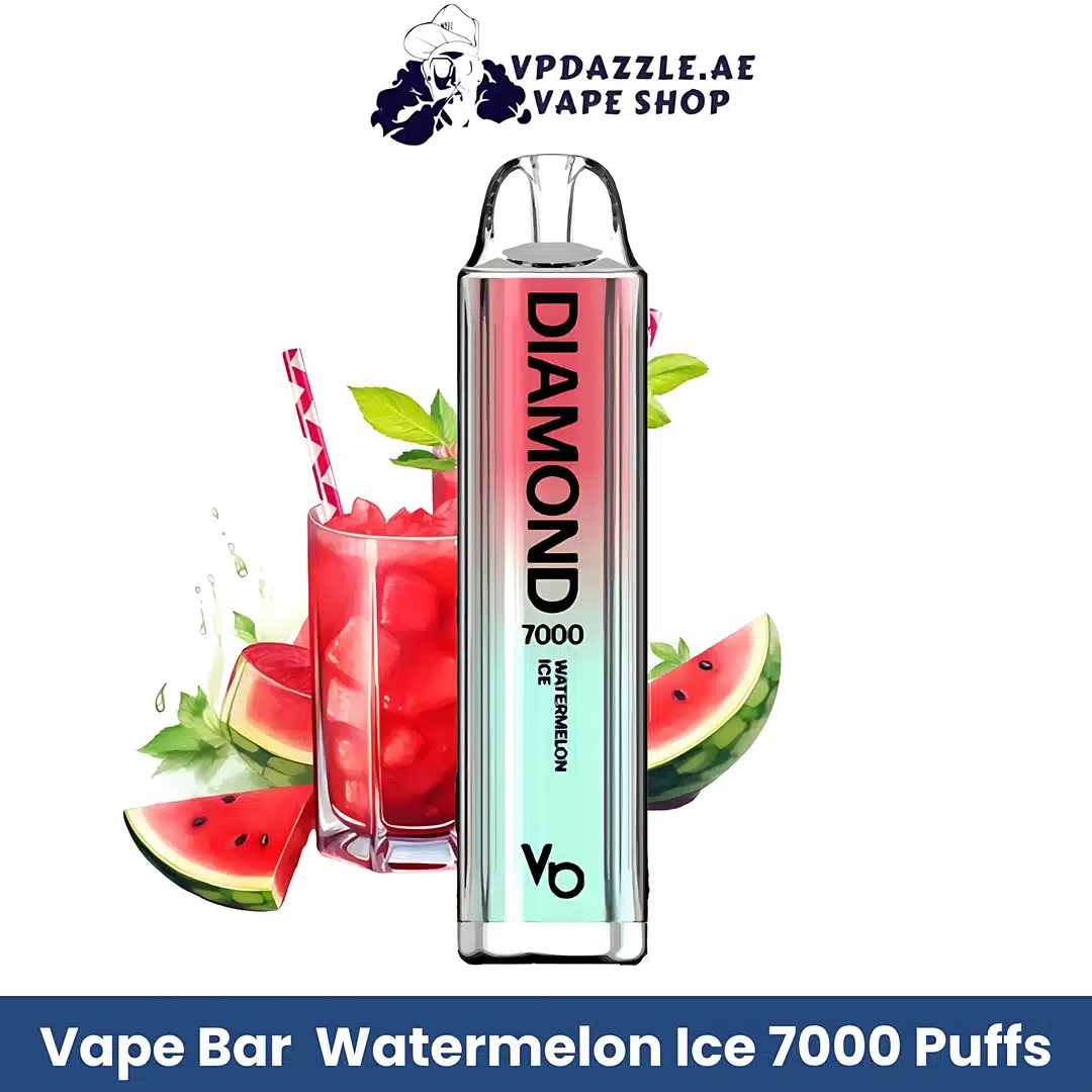Vapes Bars Diamond 7000 Puffs Watermelon Ice Flavor