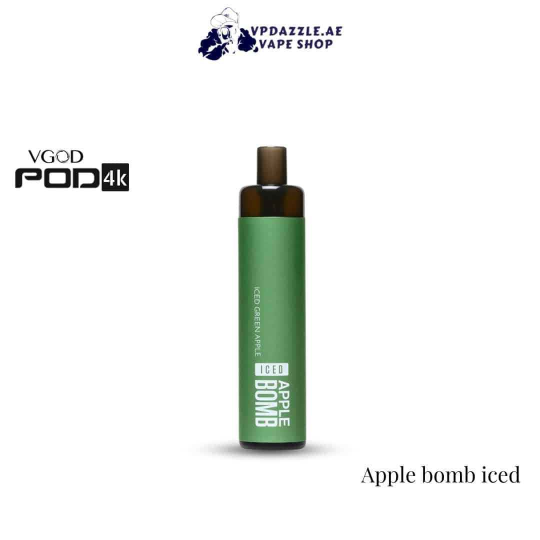 Vgod 4k Pod Apple bomb iced 4000 puffs