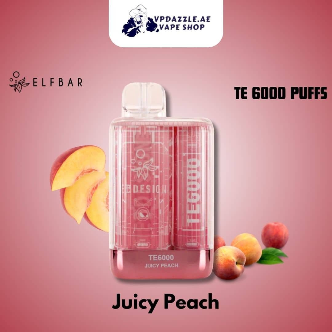 elfbar te Juicy Peach 6000 puffs