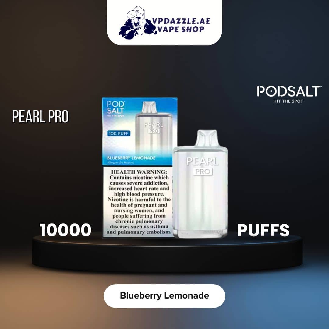 pod salt pearl pro Blueberry Lemonade flavour 10000 puffs