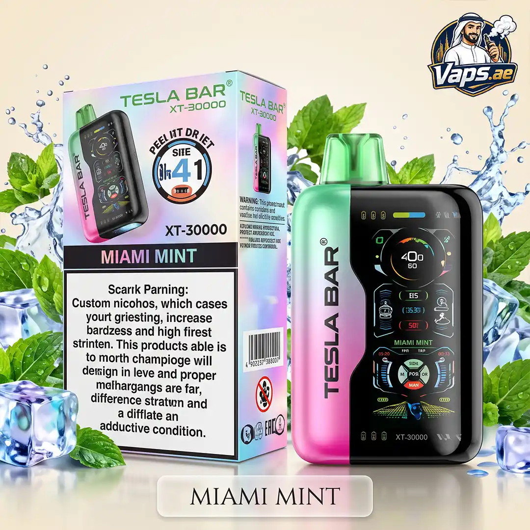 Tesla Bar XT 30000 Puffs disposable vape UAE