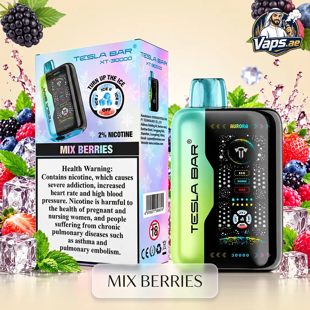 Tesla Bar XT 30000 Puffs disposable vape UAE