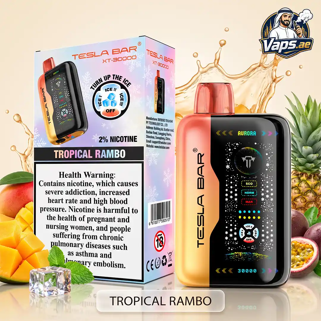 Tesla Bar XT 30000 Puffs disposable vape UAE