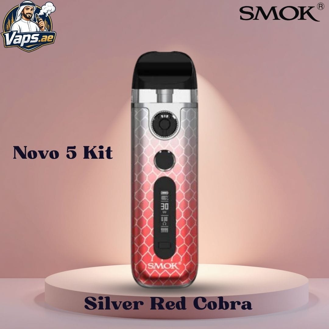 Smok-Novo-5-PodSystem-Silver-Red-CArbon.jpg