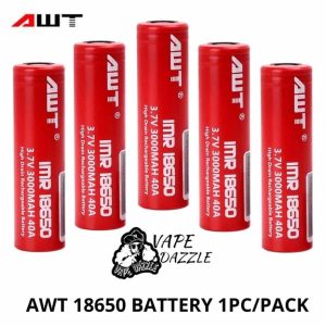 AWT Battery 18650 3000mah 35a Vape Battery-1PC