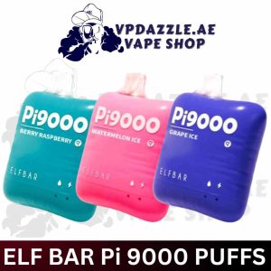 ELF BAR Pi 9000 PUFFS 5% Nicotine Vape in dubai