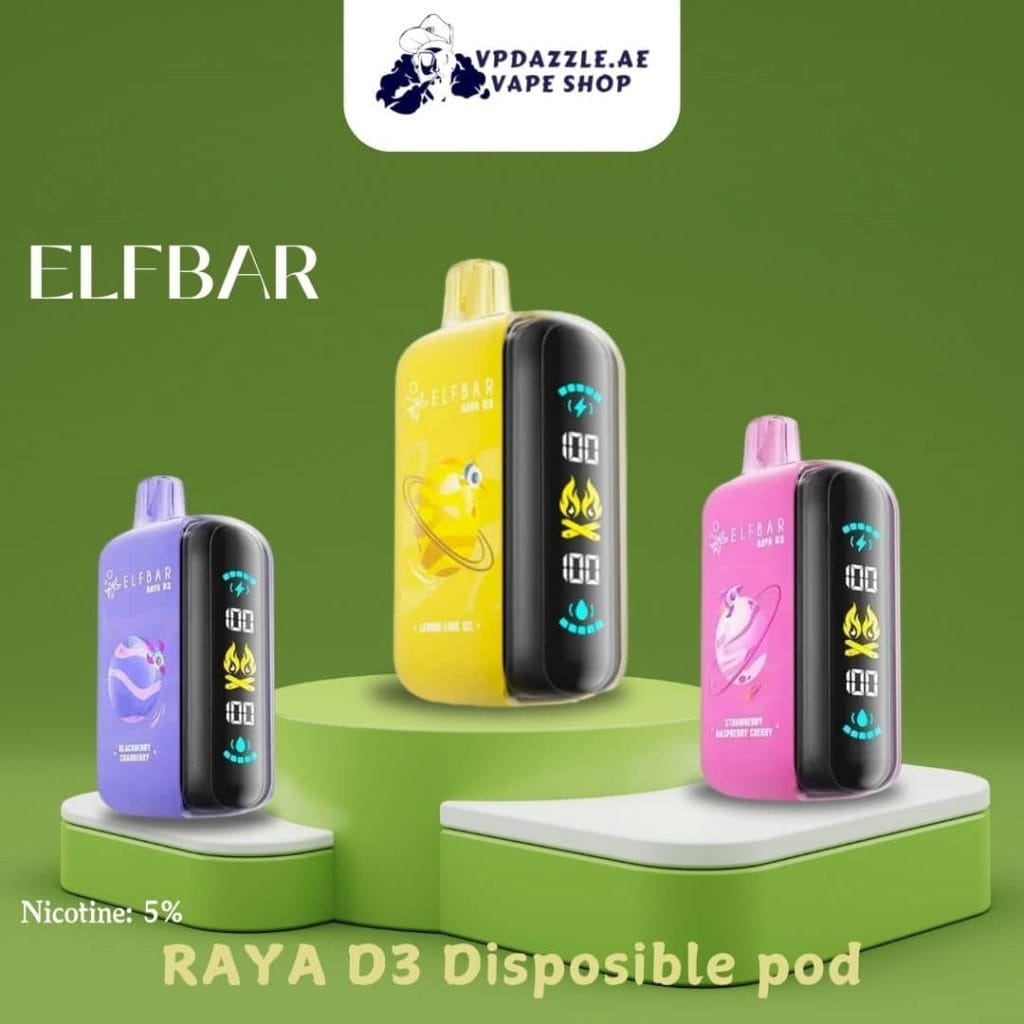 Elf Bar Raya D3 25000 Puffs 5% Nicotine