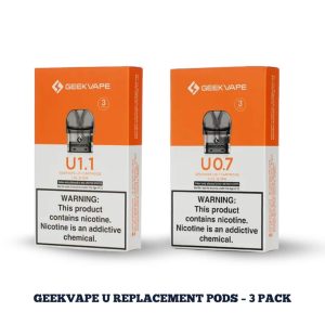 GeekVape U Replacement Pods - 3 Pack