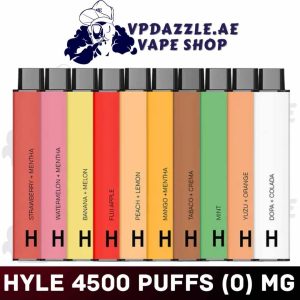 Hyla Dopa 4500 puffs Nicotine Free Disposable vape