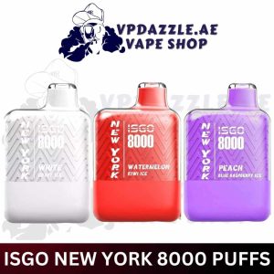 ISGO YORK 8000 PUFFS Get New Vaping Experience