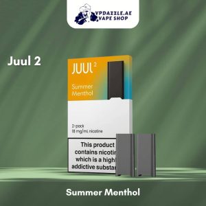 JUUL 2 Summer Menthol Pods 18 MG Dubai UAE