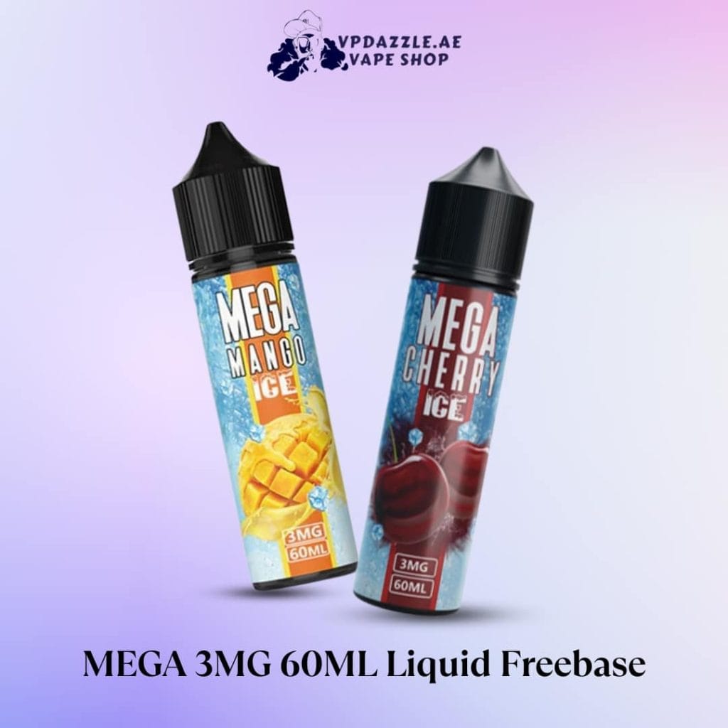 MEGA 3MG 60ML Bottle Liquid Freebase In Dubai