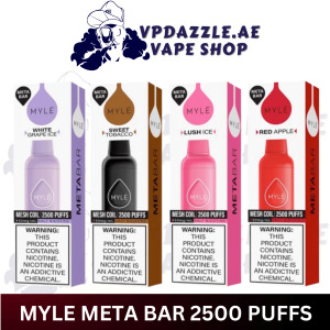 Myle Meta Bar 2500 Puffs Disposable Vape in UAE