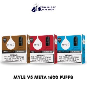Myle V5 Meta Pods 1600 Puffs Vape In UAE