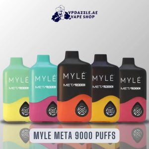 Myle Meta 9000 Puffs Disposable Vape Device in UAE