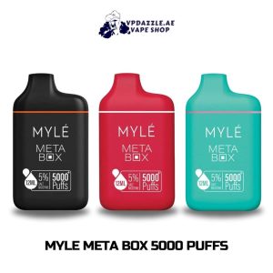 Myle Meta Box Disposable Vape 5000 Puffs in Dubai