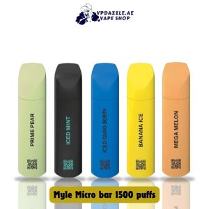MYLE MICRO BAR 1500 PUFFS  20mg Disposable vape