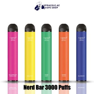 Nerd Bar 3000 Puffs Disposable Vape 20MG Buy in UAE