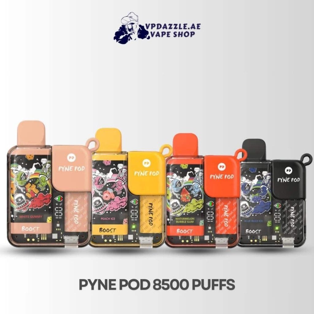 Pyne Pod Boost 8500 Puffs 5% Nicotine In Dubai -