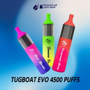 TUGBOAT EVO 4500 PUFFS DISPOSABLE VAPE DUBAI