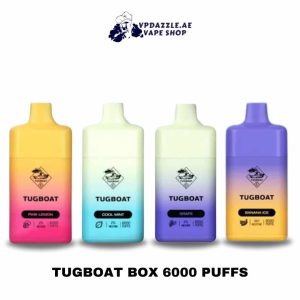 Tugboat Box 6000 Puffs Rechargeable Disposable Vape Buy in UAE