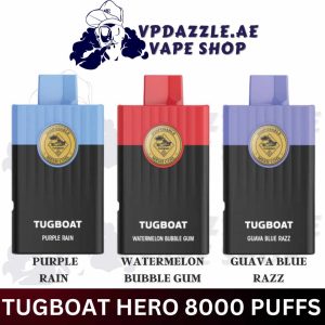 TUGBOAT HERO Disposable Vape 8000 PUFFS IN UAE