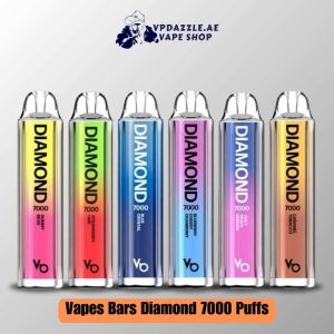 Vapes Bars Diamond 7000 Puffs Disposable Vape